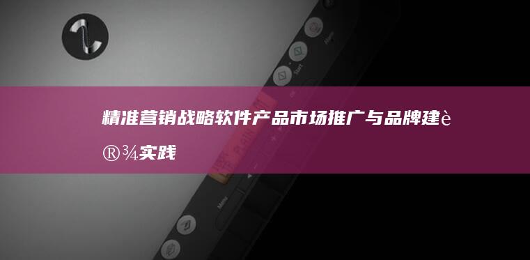 精准营销战略：软件产品市场推广与品牌建设实践